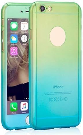 Elegao Luxury Ultra-thin Shockproof Armor Back Case Cover for iPhone 6S Plus 5.5inch (Green)