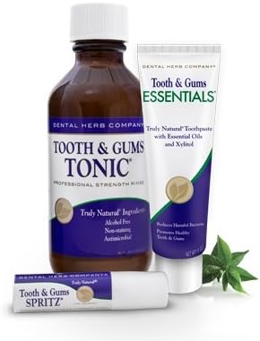 Dental Herb Company Value Pack Plus - Tonic, NEW Essentials Paste, and Spritz
