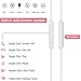 Headphones with Microphone [2 Pack] Premium Earbuds Stereo Earphones and Noise Isolating Headset for Apple iPhone iPod iPad Samsung Galaxy and More Android Smartphones - White