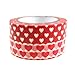 Wrapables Red Hot Hearts Japanese Washi Masking Tape (Set of 2), 10M L x 15mm W