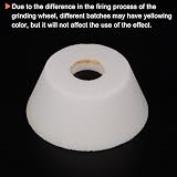 sourcing map 2pcs 3" Grinding Wheel 80 Grit Aluminum Oxide Cup Abrasive for view 5