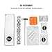 Oitom Stainless Steel Bands for Galaxy Watch 46mm Galaxy S3 Classic/Frontier,22mm Premium Metal Replacement Band(Silver)