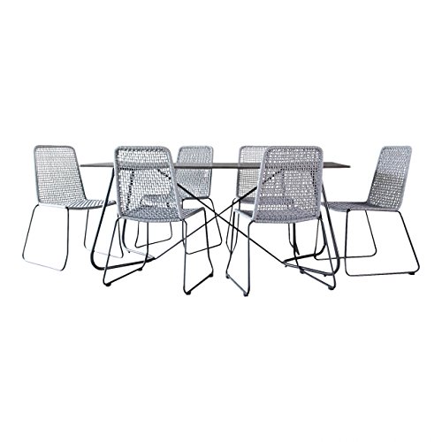 Gartenmöbel Gartenset Martinique in anthrazit Garten Essgruppe im Neuen