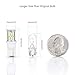 LUYED 5 X 300 Lumens Super Bright 3014 30-EX Chipsets 194 168 175 2825 W5W 158 161 T10 Wedge Led Bulbs,Xenon White