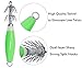 Luminous Squid Jig Hooks Stainless Steel Needles Fluorescent Fishing Cuttlefish Sleeve Squid Jig Baits Night Fishing Saltwater Lures Glow Squid Catcher Hard Baits (4pcs)
