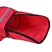 HDE Dog Raincoat Jacket Reflective Adjustable Hooded Pet Poncho Rain Coat with Leash Hole for Small to X-Large Dogs Red - M