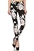 Leggings Depot Ultra Soft Women's Popular Best Printed Fashion Leggings Collection1 (Rosa De Provence)