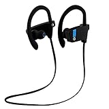 Bluetooth Headphones Wireless Earphones for Sport Running with Mic New Black By Frayagresa (Black)
