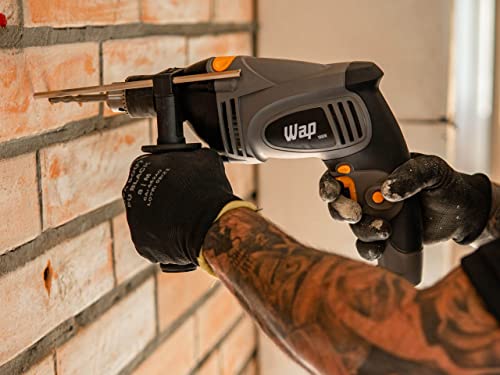 WAP Parafusadeira e Furadeira de Impacto 1/2" EFPI-1000, com Empunhadura Emborracha e Maleta Organizadora, 1000W 127V