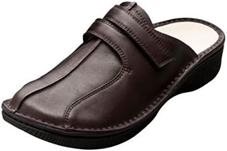 Sora Leather Comfort Slide, Brown, 6 B(M) US