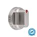 Upgraded Lifetime Appliance DG64-00347A Dial Knob Compatible with Samsung Range Oven - DG64-00472A Silver 2 Inch