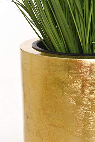 Vivanno Pflanzkübel Blumenkübel Bodenvase PILA Gold Hochglanz (120 x 37) – Bild 7