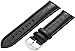 Hadley-Roma Men's MSM907RA-240 24-mm Black Genuine Leather WatchStrap