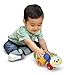 Melissa & Doug K's Kids Press and Go Inchworm Baby Toy - Rattles, Clicks, and Self Propels