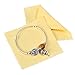 Outus 50 Pack Jewelry Cleaning Cloth Silver Polishing Cloth Yellow Jewelry Cleaner for Pearl Gold Silver Platinum Brass Copper