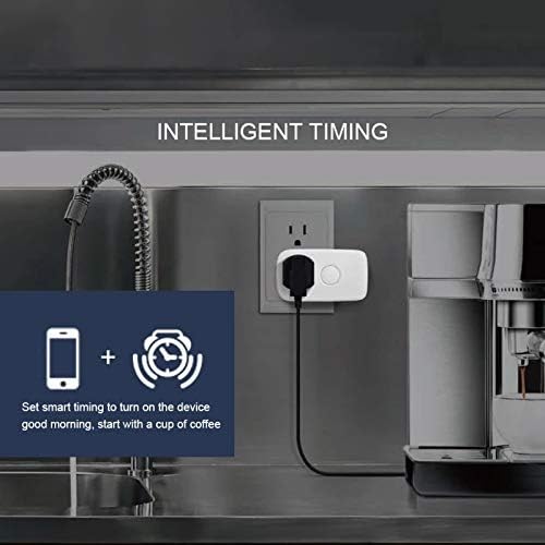 SP4L EU Wi Fi Socket Timer Plug Socket Smart Home Automation APP Control funciona con Alexa Google Home