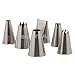 ensunpal store CONVENIENT 6Pcs Icing Piping Nozzle Cake Decorating Sugarcraft Pastry Tips Tool Set