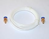 KOTVTM 2 Meters PTFE Teflon Bowden Tube 1.75mm Filament and PC4-M6 Push-in Fittings for 3D Printer
