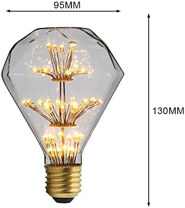 Tianfanエジソン電球花火led電球ac85 265v装飾電球ダイヤモンドテーブルランプ電球シーリングライト電球ナイト電球 B07r6m1gsw 800円