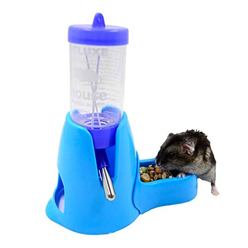 Yevison Hamster Drinking Fountains Feeding Device Three-in-one Pet Automatic Feeding Supplies