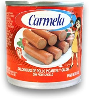 Salchichas Carmela Con Pique/chicken Sausage in Hot Spice (20 Count)
