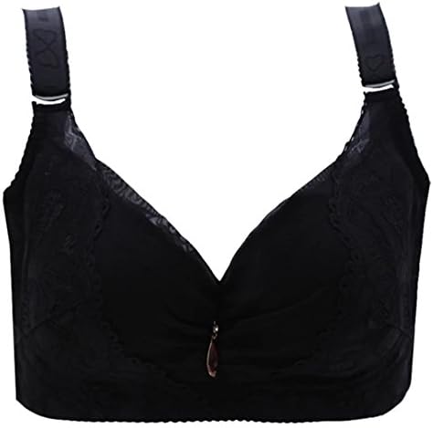 Lady Thick Padded Push up Bra Large size bra Underwear Size A B C D Cup105D=46Cblack