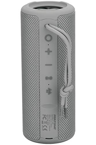 MIATONE Portable Bluetooth Wireless Speaker (Waterproof) (Grey)
