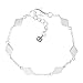 Silpada 'Dainty Geo' Chain Bracelet in Sterling Silver, 7