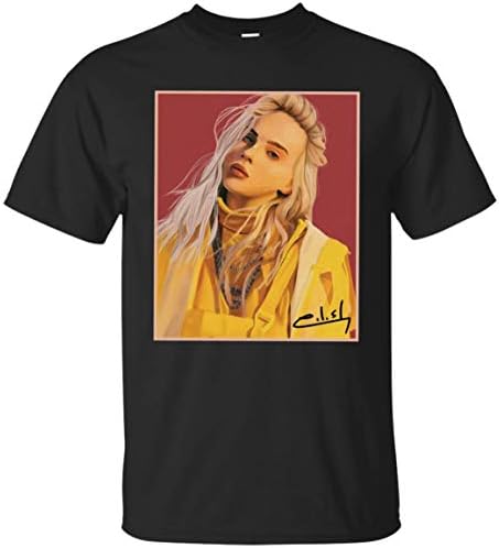 Billie Eilish Shirt Signature Fan Ocean Eyes Unisex Black T-Shirt