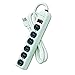 Fellowes 99027 Metal Power Strip with 6 Outlets (99027)