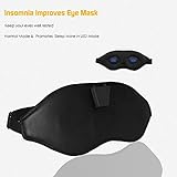 Dzzkoye Mens Sleep Mask Emits Advanced LED Lights to Alleviate Insomnia for the Best Night