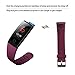 MorePro Health Fitness Tracker with Blood oxy-gen Monitor and 24/7 Heart Rate and Blood Pressure, Sleep Monitor, 120+ Sport Modes Waterproof Fitness Watch for Women Men Android iOS, Purple