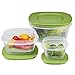 Rubbermaid 12pc Set Of Produce Saver Plastic Food Storage Containers With Lids & Fresh Vent for Breathability
