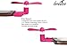 Breeze Portable Mini Phone Fan, 3 in 1 Cable with iPhone 8-pin Lightning, Android Micro USB, USB-C Connectors, iPhone X and iPhone 8 Compatible (Bundle of 6 Mixed Colors)