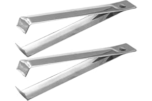 Ciieeo 2pcs Stainless Steel Garlic Peeler Tweezer Manual Peeling Tool for Easy Garlic Skin Removal Reusable Kitchen Gadget