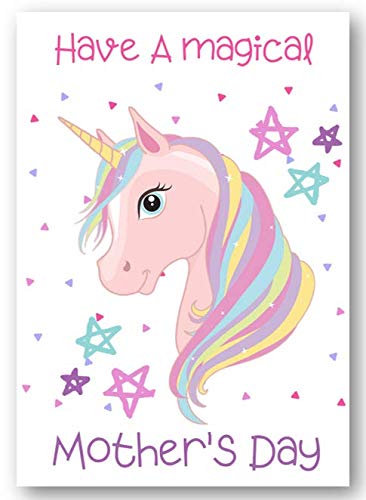 Second Ave Children's Kids Magical Unicorn Mother's Day Card For Mummy