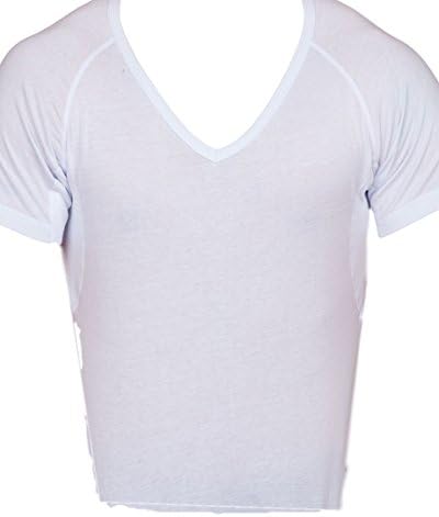 THE BRO V_NECK UNDER SHIRT FOR UNDERARM SWEAT PROTECTION IN ANY AND ALL ENVIRONMENTS (Small)