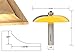 YONICO Raised Panel Cabinet Door Router Bits 3-1/8-Inch Diameter Cove 1/2-Inch Shank 12133