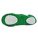 MSMAX Kids Canvas Ballet Shoes Women Ponite Dancing Flats Green 8.5 M US Toddler