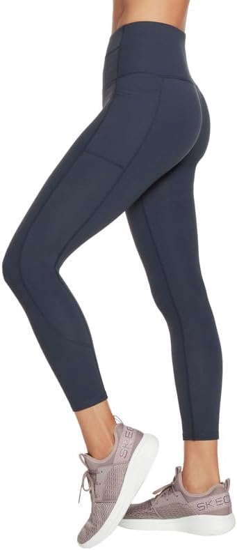 Damen Gowalk 7/8 Hoch Tailliert Leggings, Kleine, Marine