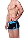 Zehui Swimming Trunks Fashion Boxer with Front Tie Mens Pants Swimwear Black XL