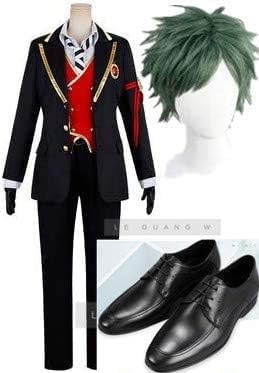 Amazon 靴付き ウィッグ付きイステッドワンダーランド ツイステ コスプレ リドル ローズハート エース トラッポラ デュース スペード トレイ クローバー ケイト ダイヤモンド ハーツラビュル寮 制服 コスプレ 衣装風 コスチューム 変身 仮装 ステージ服 舞台