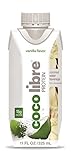 CoCo Libre Protein Coconut Water with Natural Vanilla, 11 Ounce (Pack of 12)