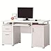 Coaster Home Furnishings Tracy Modern Contemporary 55-Inch 2-Drawer Home Office Computer Writing Desk Study Table with File Cabinet Storage Engineered Wood Eco-Friendly Laminate White 800108
