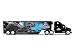 Jada Toys Jurassic World Indominus Rex 1:64 Peterbilt 387 Hauler Vehicle, G. Black
