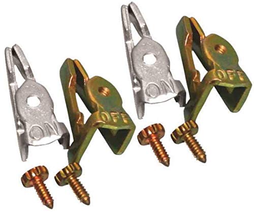 Intermatic 156T1978A Time Switch Trippers for T100 Series Timers 2 On 2 Off With 4 Screws Per Package (2 Pack)