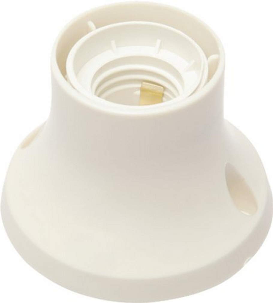 Electraline 71136 Wall Socket E27 White