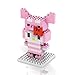 LOZ Diamond Blocks Nanoblock Hello Kitty Featuring Pink Pig Educational Toy 100pcs