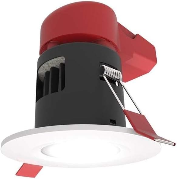 Ansell Prism Integrated LED Downlight Matt White 4000K 670 lm IP65