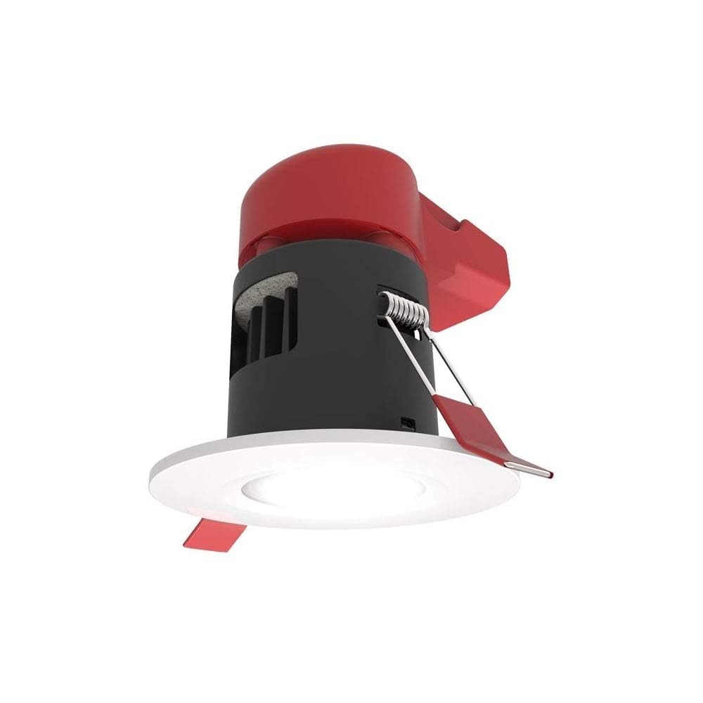 Ansell APRILED/CW Integrated LED Downlight Matt White 4000K Cool White